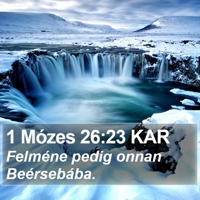 1 Mózes 26:23 KAR Bible Verse Image