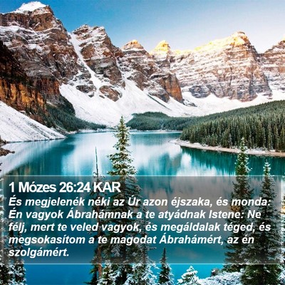 1 Mózes 26:24 KAR Bible Verse Image