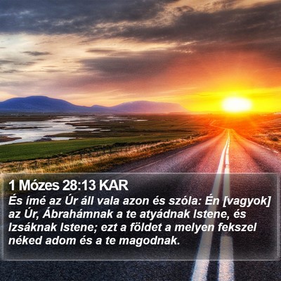 1 Mózes 28:13 KAR Bible Verse Image
