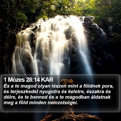 1 Mózes 28:14 KAR Bible Verse Image