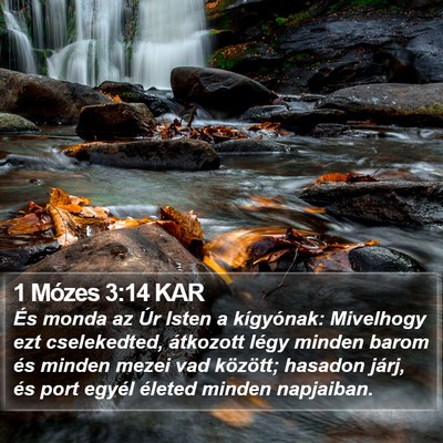 1 Mózes 3:14 KAR Bible Verse Image