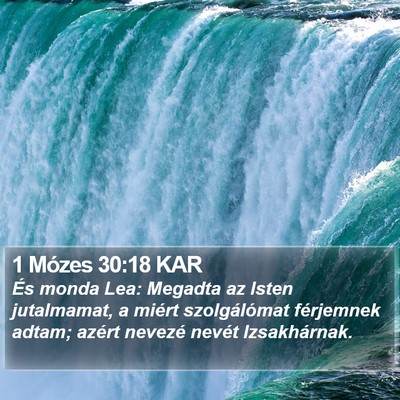 1 Mózes 30:18 KAR Bible Verse Image