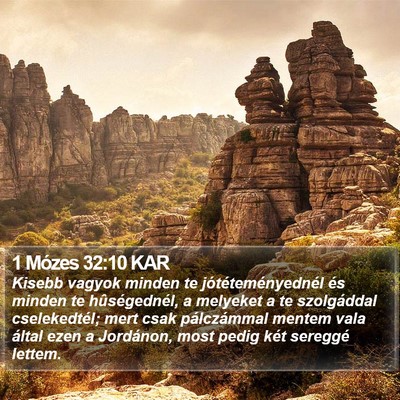 1 Mózes 32:10 KAR Bible Verse Image
