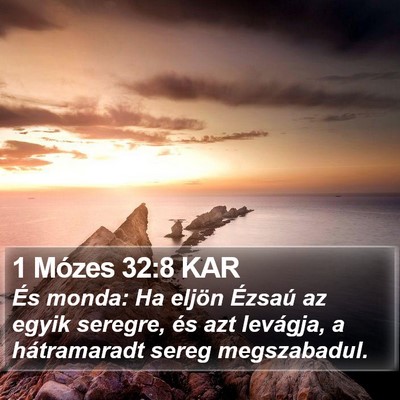 1 Mózes 32:8 KAR Bible Verse Image