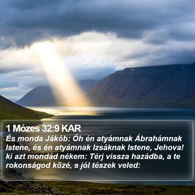1 Mózes 32:9 KAR Bible Verse Image