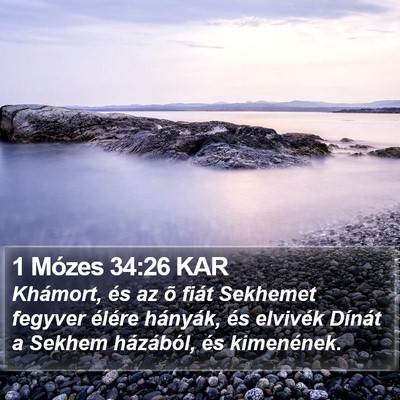 1 Mózes 34:26 KAR Bible Verse Image