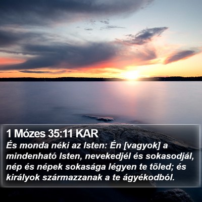 1 Mózes 35:11 KAR Bible Verse Image