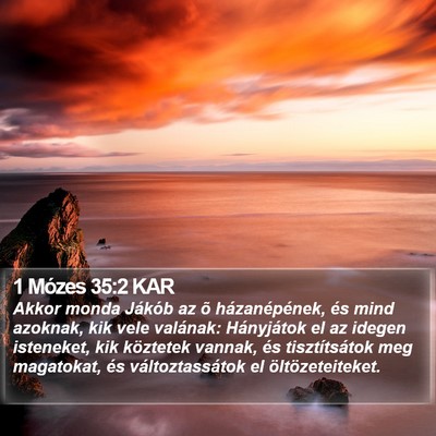 1 Mózes 35:2 KAR Bible Verse Image