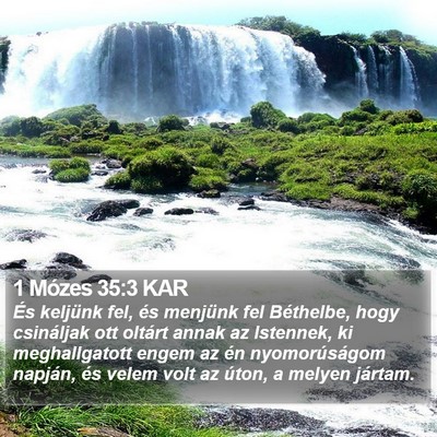 1 Mózes 35:3 KAR Bible Verse Image