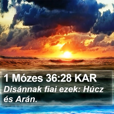 1 Mózes 36:28 KAR Bible Verse Image