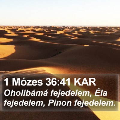 1 Mózes 36:41 KAR Bible Verse Image