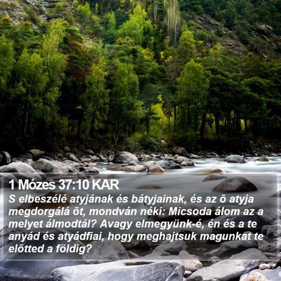 1 Mózes 37:10 KAR Bible Verse Image