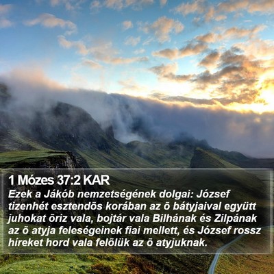 1 Mózes 37:2 KAR Bible Verse Image