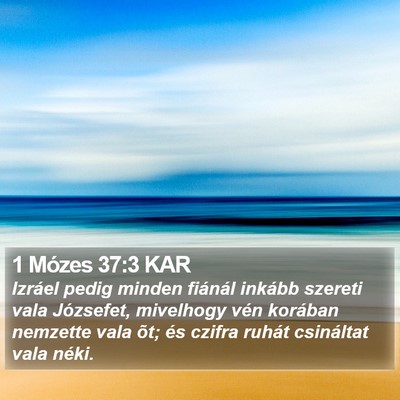 1 Mózes 37:3 KAR Bible Verse Image