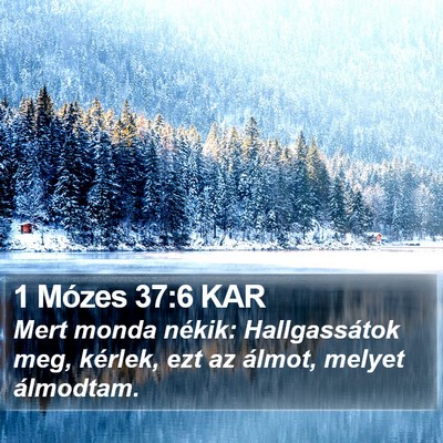 1 Mózes 37:6 KAR Bible Verse Image