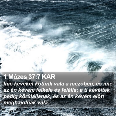 1 Mózes 37:7 KAR Bible Verse Image