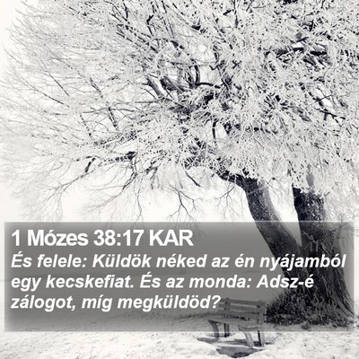 1 Mózes 38:17 KAR Bible Verse Image