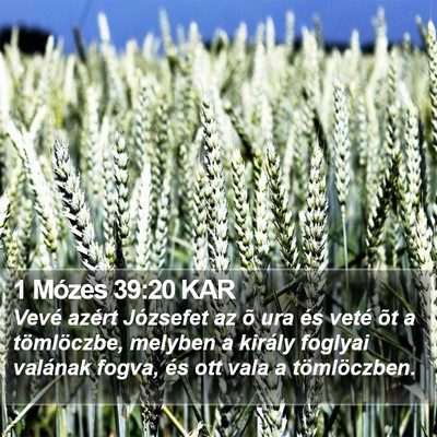 1 Mózes 39:20 KAR Bible Verse Image