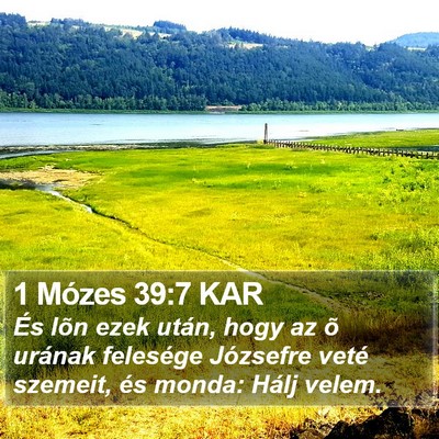 1 Mózes 39:7 KAR Bible Verse Image