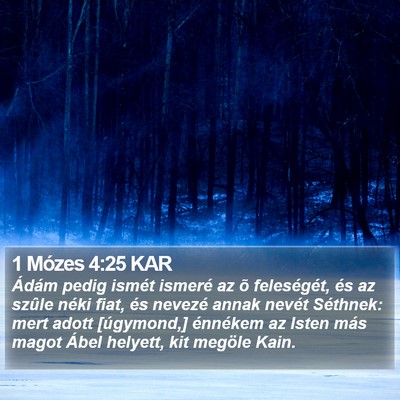 1 Mózes 4:25 KAR Bible Verse Image