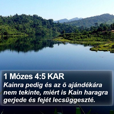 1 Mózes 4:5 KAR Bible Verse Image