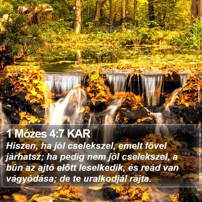 1 Mózes 4:7 KAR Bible Verse Image