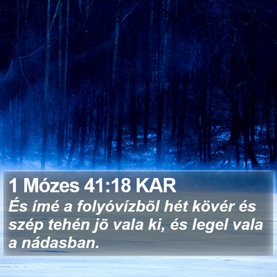 1 Mózes 41:18 KAR Bible Verse Image