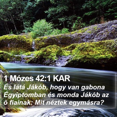 1 Mózes 42:1 KAR Bible Verse Image