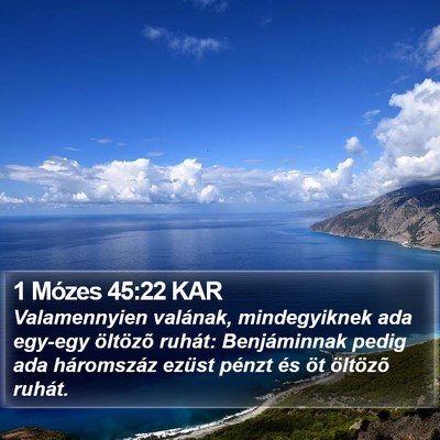 1 Mózes 45:22 KAR Bible Verse Image