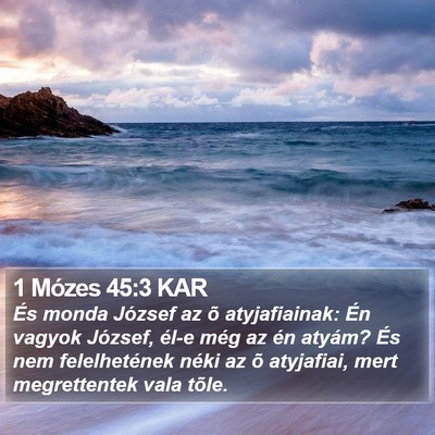 1 Mózes 45:3 KAR Bible Verse Image