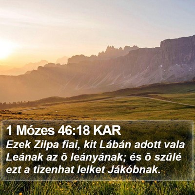 1 Mózes 46:18 KAR Bible Verse Image