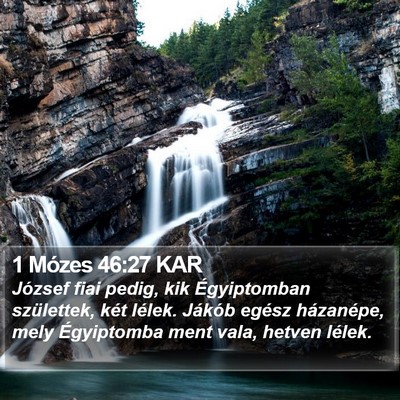 1 Mózes 46:27 KAR Bible Verse Image