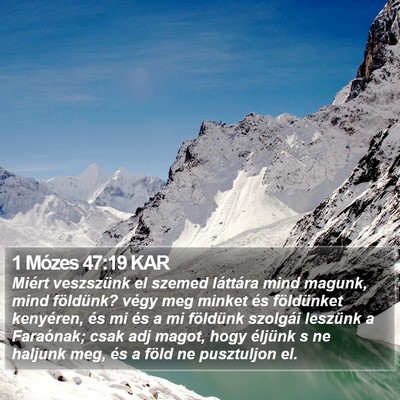 1 Mózes 47:19 KAR Bible Verse Image