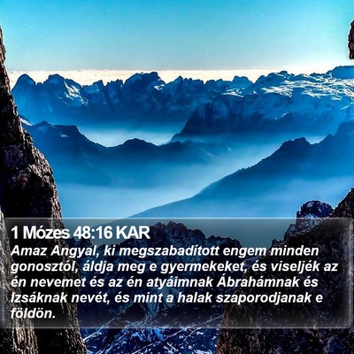 1 Mózes 48:16 KAR Bible Verse Image