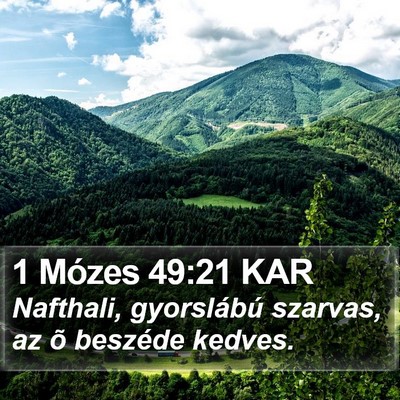 1 Mózes 49:21 KAR Bible Verse Image