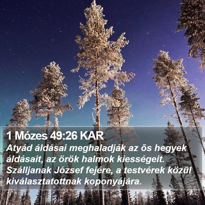 1 Mózes 49:26 KAR Bible Verse Image