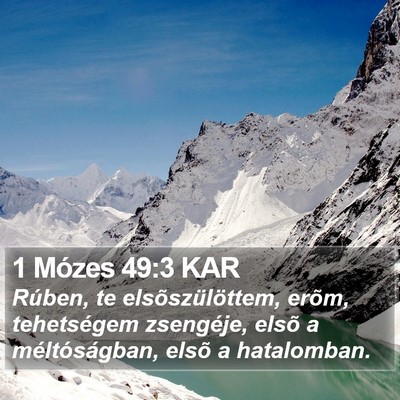 1 Mózes 49:3 KAR Bible Verse Image