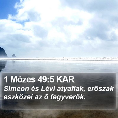 1 Mózes 49:5 KAR Bible Verse Image