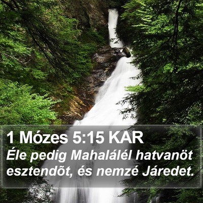 1 Mózes 5:15 KAR Bible Verse Image