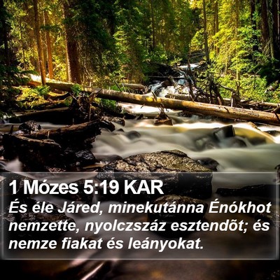 1 Mózes 5:19 KAR Bible Verse Image