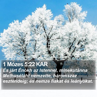 1 Mózes 5:22 KAR Bible Verse Image
