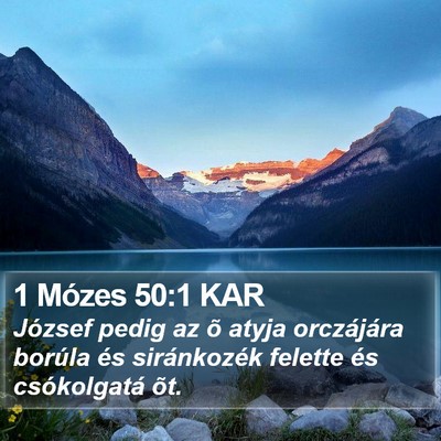 1 Mózes 50:1 KAR Bible Verse Image
