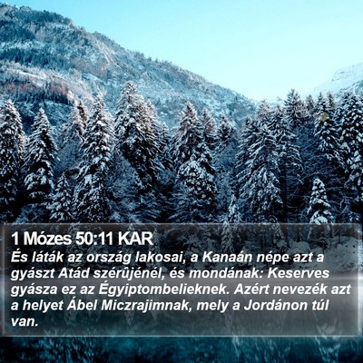 1 Mózes 50:11 KAR Bible Verse Image