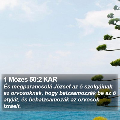 1 Mózes 50:2 KAR Bible Verse Image
