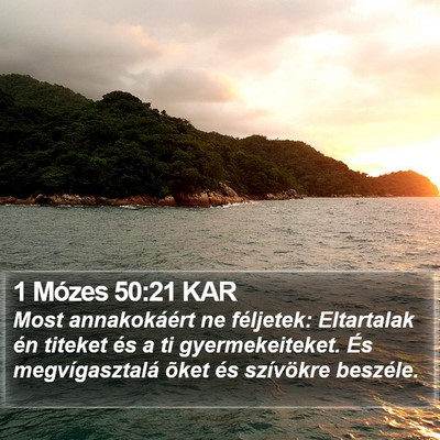 1 Mózes 50:21 KAR Bible Verse Image