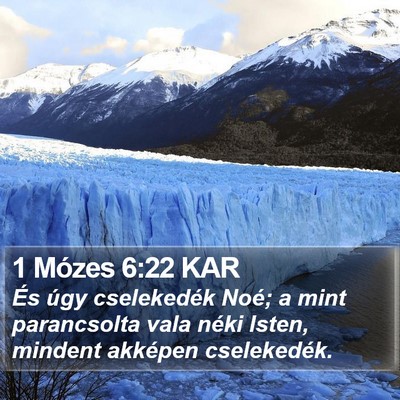 1 Mózes 6:22 KAR Bible Verse Image