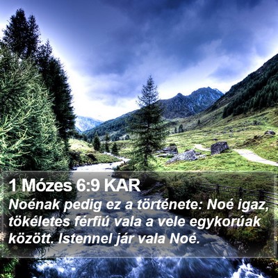 1 Mózes 6:9 KAR Bible Verse Image