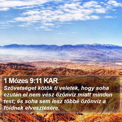 1 Mózes 9:11 KAR Bible Verse Image