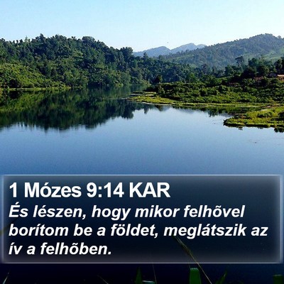 1 Mózes 9:14 KAR Bible Verse Image