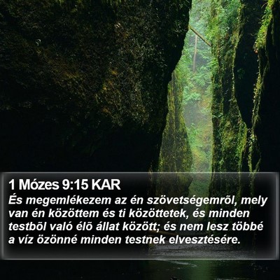 1 Mózes 9:15 KAR Bible Verse Image